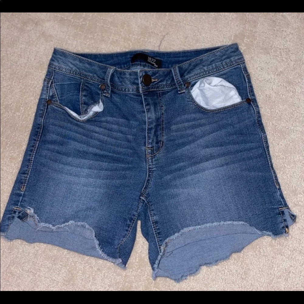 denim shorts